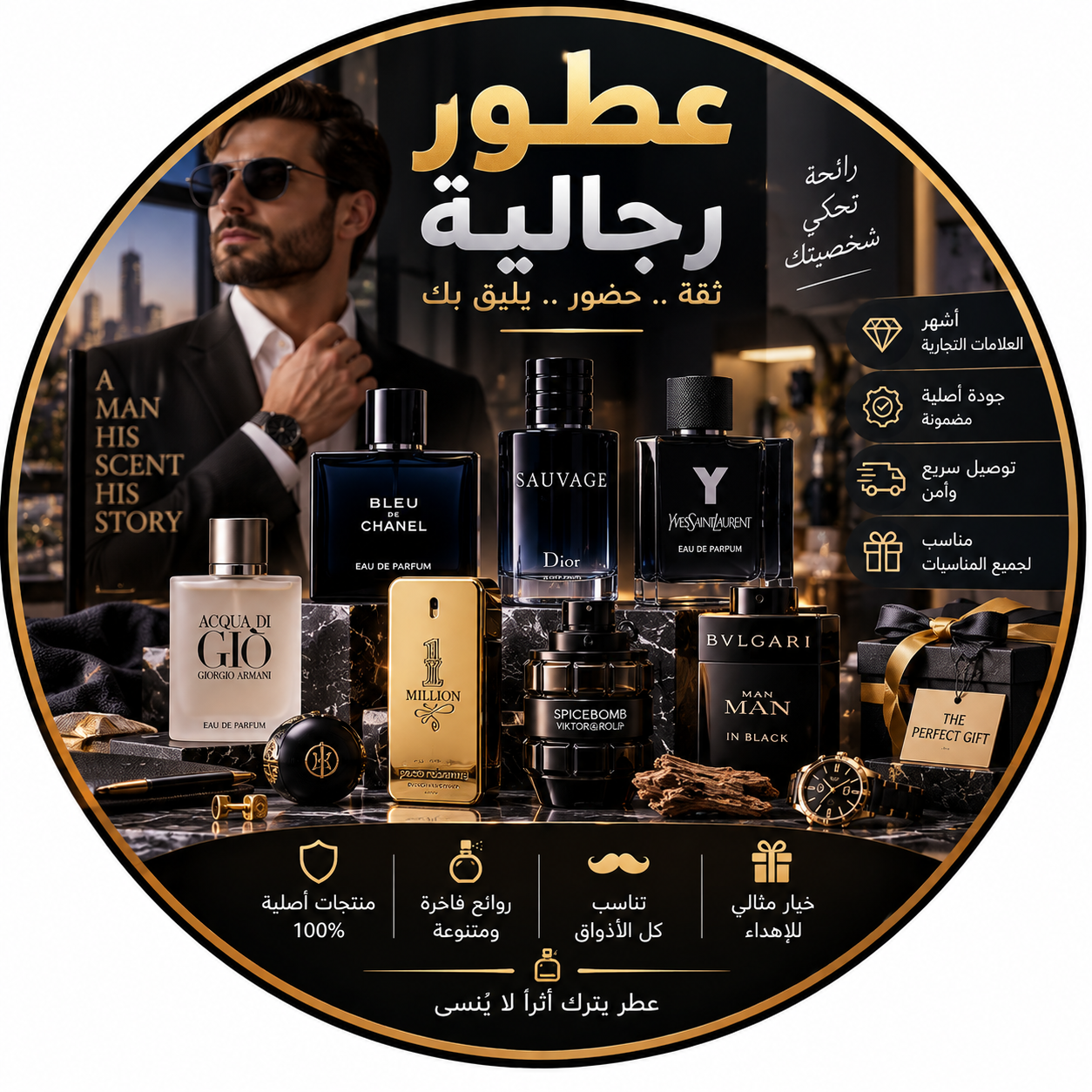 عطور رجالية