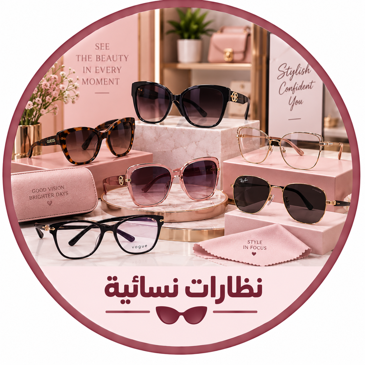 نظارات نسائية