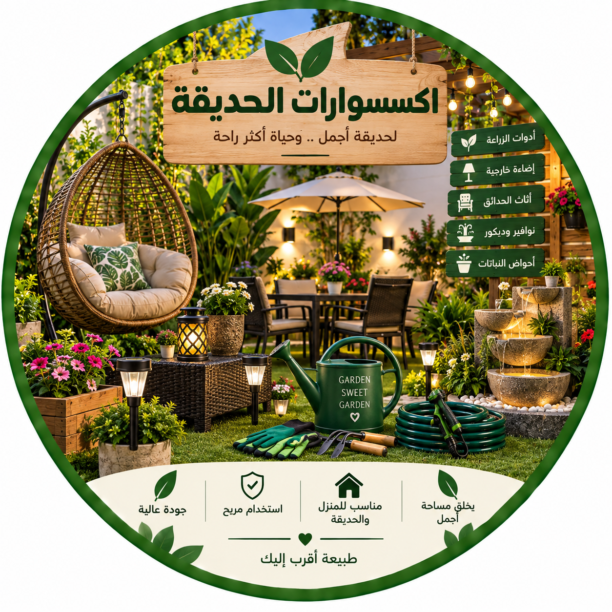 اكسسوارات الحديقة