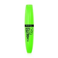 Bright neon green highlighter marker with cap, standing upright.