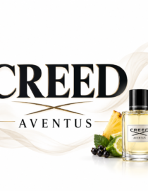 file_00000000ef00820a97b094ace6de06d0 - المول الشامل في الاردن A bottle of Creed Aventus fragrance with tropical fruits and smoke design in a luxurious ad layout