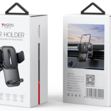 image102png - المول الشامل في الاردن Box packaging for ESIDO Car Holder showing a black adjustable car phone mount on the front image