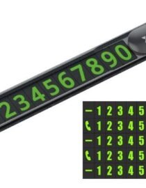 Curved electronic display with bright green digits 09 inset shows a small grid of numbers with a phone symbol nearby