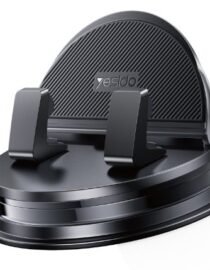 Yesido wireless charging stand with a curved back and dual supports on a circular base