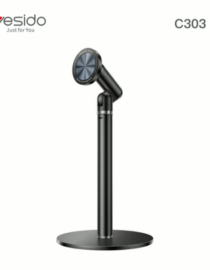 Esido C303 wireless in ear earbud displayed on a black stand product photo