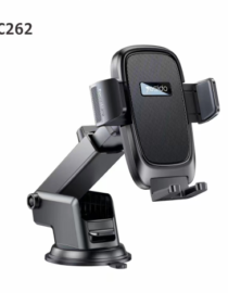 Yesido C262 car phone holder with adjustable arm and clamp in black and gray