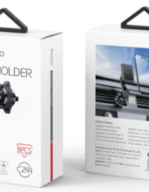 Two white Yesido Magnet Holder product boxes with a car phone mount display on the front and a black triangular handle on top in box packaging