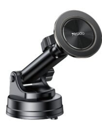 Yesido car phone mount with swivel arm and suction base cradle for hands free viewing